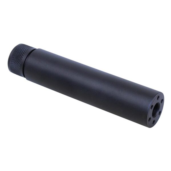 an image of a black cylinder with a white background