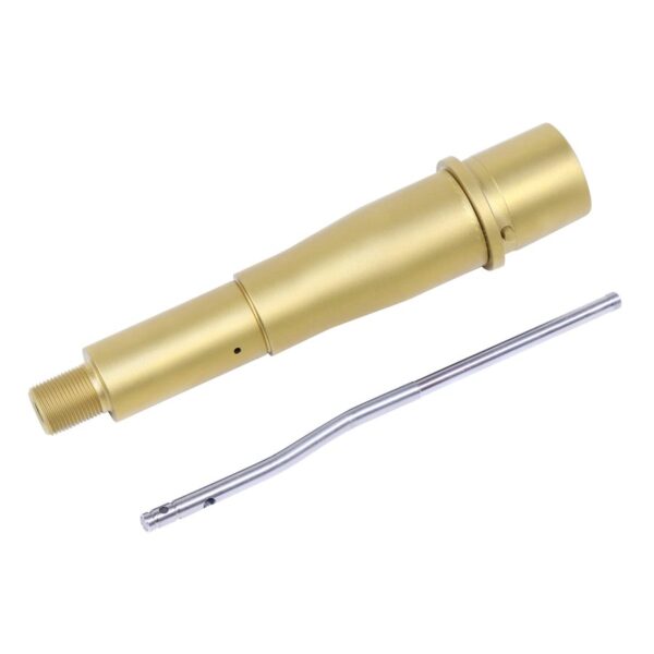 a brass colored metal object with a screwdriver