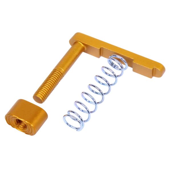 a pair of screws and springs on a white background