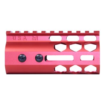 Anodized Red M-Lok Free Float