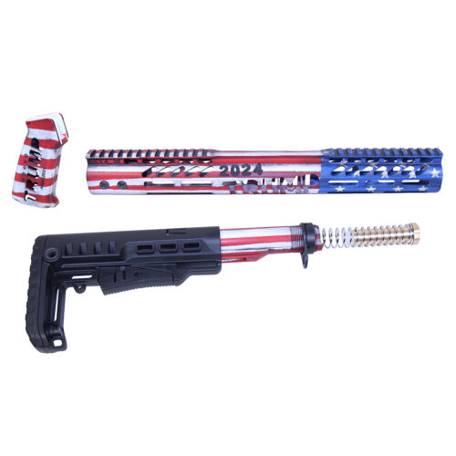 AR-15 “TRUMP SERIES” LIMITED EDITION FURNITURE SET (CERAKOTE BATTLEWORN FINISH)