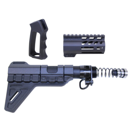 AR-15 Micro Pistol Furniture Set With Brace – Multiple Colors